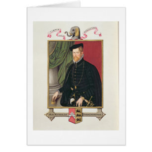 Porträt von Sir Nicholas Throckmorton (1515-71)