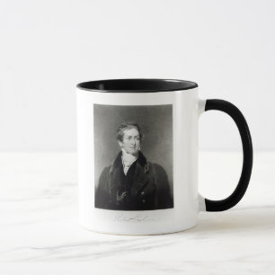 Porträt von Sir Robert Peel Tasse