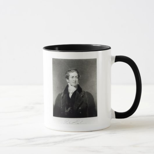 Porträt von Sir Robert Peel Tasse (Rechts)