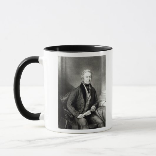 Porträt von Sir Robert Peel Tasse (Links)