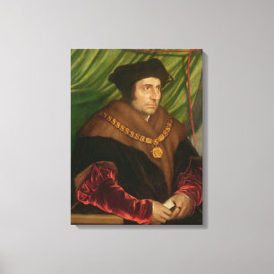 Porträt von Sir Thomas More Leinwanddruck