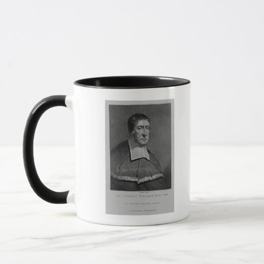 Porträt von Sir Thomas Twisden Tasse (Links)