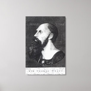 Porträt von Sir Thomas Wyatt Leinwanddruck