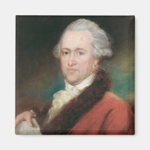 Porträt von Sir William Herschel c.1795 Magnet