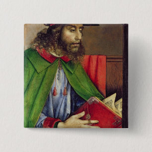 Porträt von Solon c.1475 Button