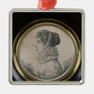 Porträt von Sophie Rostopchine Comtesse De Ornament Aus Metall