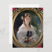 Porträt von Sophie Troubetskoy Gräfin von Postkarte (Vorne/Hinten)