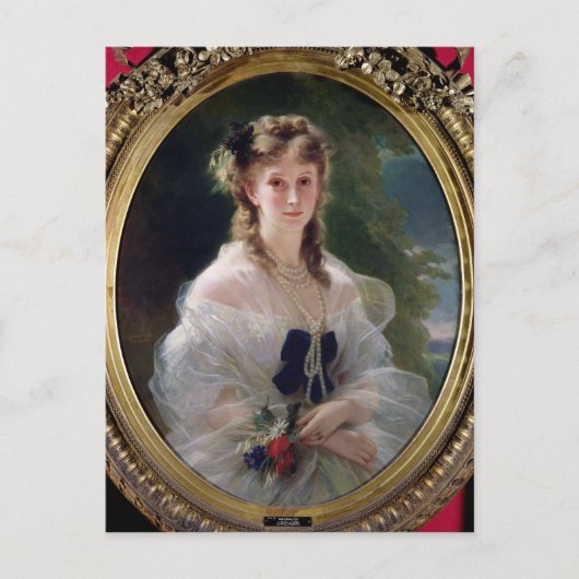 Porträt von Sophie Troubetskoy Gräfin von Postkarte (Vorderseite)