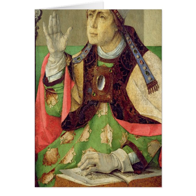 Porträt von St Augustine, c.1475 (Vorne)
