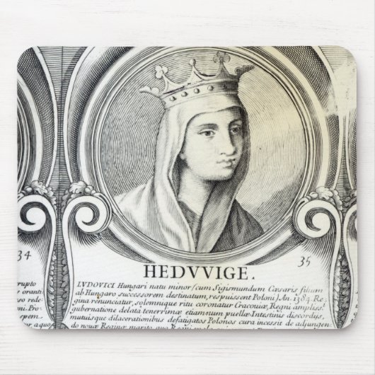 Porträt von St.Jadwiga Mousepad (Vorne)