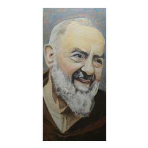 Porträt von St. Padre Pio von Pietrelcino Fotodruck