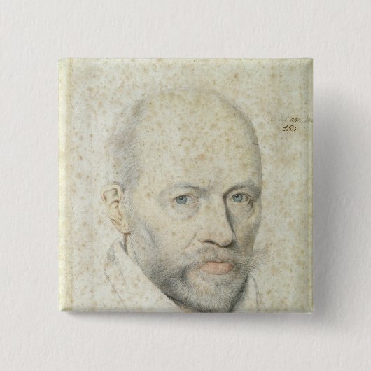 Porträt von St. Vincent de Paul Button (Vorderseite)