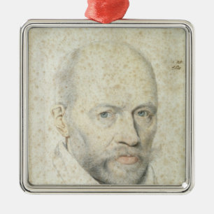 Porträt von St. Vincent de Paul Ornament Aus Metall