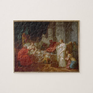 Porträt von Suger, Abt von St Denis (1082-1152), Puzzle