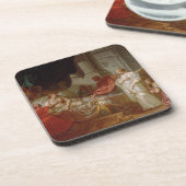 Porträt von Suger, Abt von St Denis (1082-1152), Untersetzer (Linke Seite)