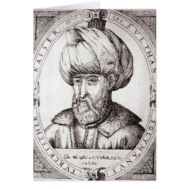 Porträt von Suleiman das ausgezeichnete (Vorne)