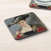 Porträt von Susanna Lunden (?) (Eimer Le Chapeau Untersetzer (Linke Seite)