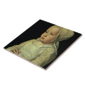 Porträt von Suzanne von Bourbon (1491-1521) Fliese (Seite)