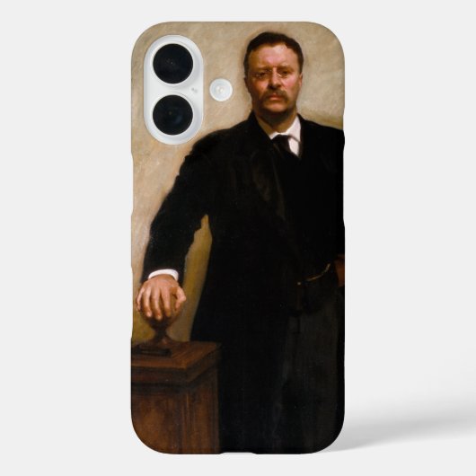 Porträt von Theodore Roosevelt von John S. Sargent Case-Mate iPhone Hülle (Rückseite)