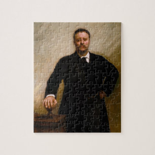 Porträt von Theodore Roosevelt von John S. Sargent Puzzle