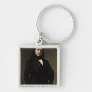 Porträt von Theophile Gautier, 1839 Schlüsselanhänger