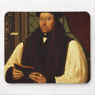 Porträt von Thomas Cranmer 1546 Mousepad