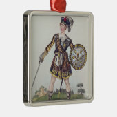 Porträt von Thomas James Serle Silbernes Ornament (Rechts)