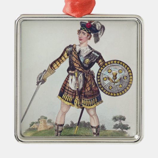 Porträt von Thomas James Serle Silbernes Ornament (Vorne)