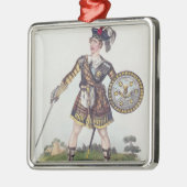 Porträt von Thomas James Serle Silbernes Ornament (Links)