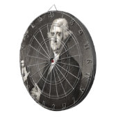 Porträt von Thomas Jefferson Dartscheibe (Vorderseite rechts)