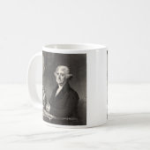 Porträt von Thomas Jefferson Kaffeetasse (Vorderseite Links)