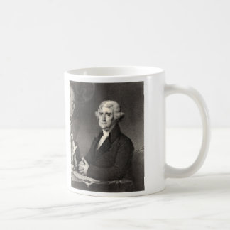 Porträt von Thomas Jefferson Kaffeetasse