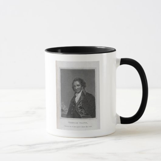 Porträt von Thomas Paine von Volumen I Tasse (Rechts)