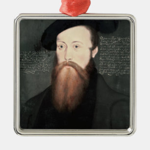 Porträt von ThomasSeymour Baron Seymour Silbernes Ornament