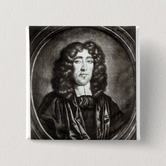 Porträt von Titus Oates graviert von R. Thompson Button (Vorderseite)