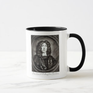 Porträt von Titus Oates graviert von R. Thompson Tasse