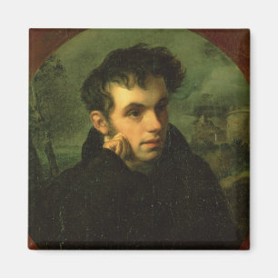 Porträt von Vassily Zhukovsky, 1816 Magnet