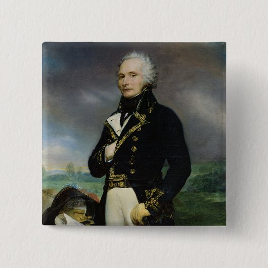 Porträt von Vicomte Alexandre-Francois-Marie Button (Vorderseite)