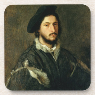 Porträt von Vincenzo Mosti (Öl auf Leinwand) Untersetzer