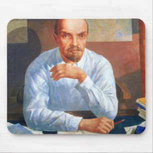 Porträt von Vladimir Ilyich Lenin, 1934 Mousepad