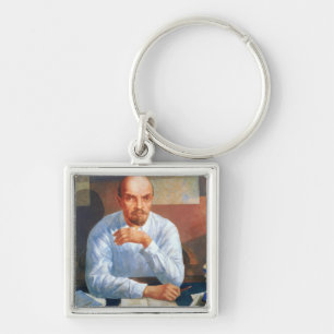 Porträt von Vladimir Ilyich Lenin, 1934 Schlüsselanhänger