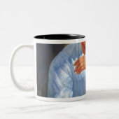 Porträt von Vladimir Ilyich Lenin, 1934 Zweifarbige Tasse (Links)