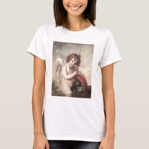 Porträt von VorlagenOswald Fawcett als Amor (Öl T-Shirt
