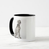 Porträt von Weimaraner Hund Tasse (Vorderseite Links)