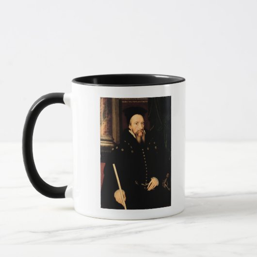 Porträt von William Cecil Tasse (Links)
