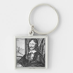 Porträt von William Lilly (1602-81), von seinem Schlüsselanhänger