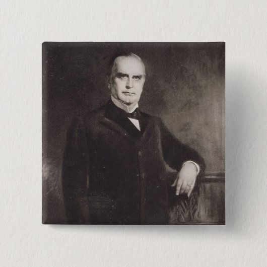 Porträt von William McKinley (litho) Button (Vorderseite)