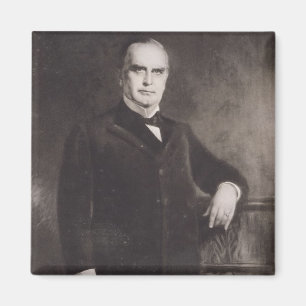 Porträt von William McKinley (litho) Magnet
