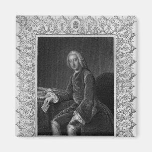 Porträt von William Pitt, 1. Graf von Chatham Magnet