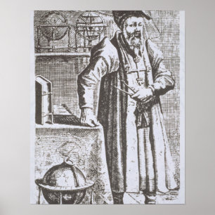 Porträt von William Postel (1510-81), von seinem Poster